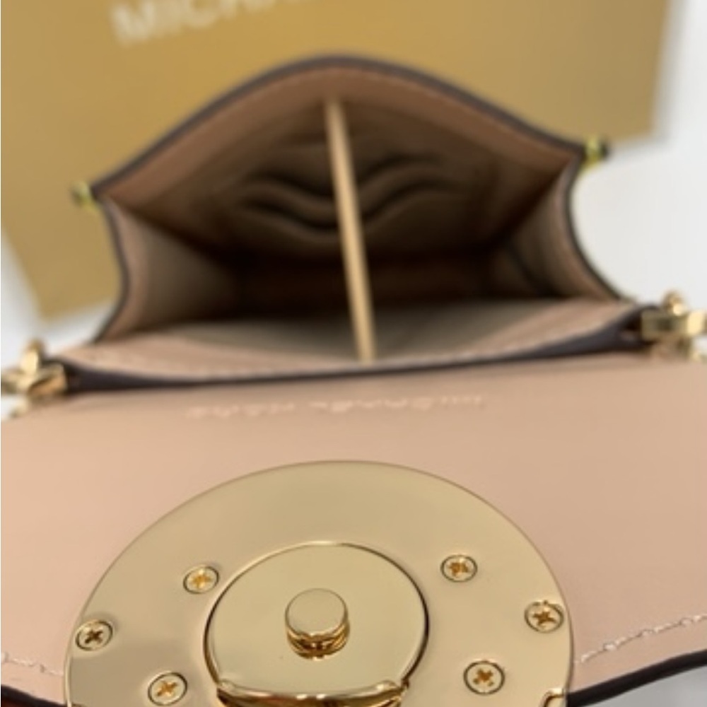 MICHAEL KORS Carmen Small Color-Block  Phone Crossbody Bag Sunshine multi color - Picture 7 of 13